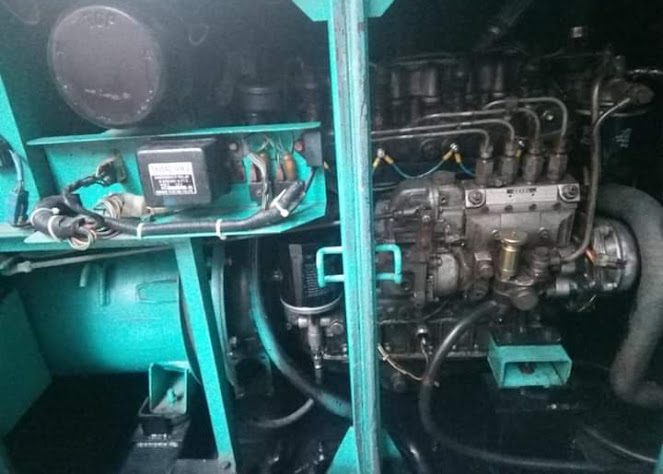 Diesel generator engine serviced by Qurban technicians