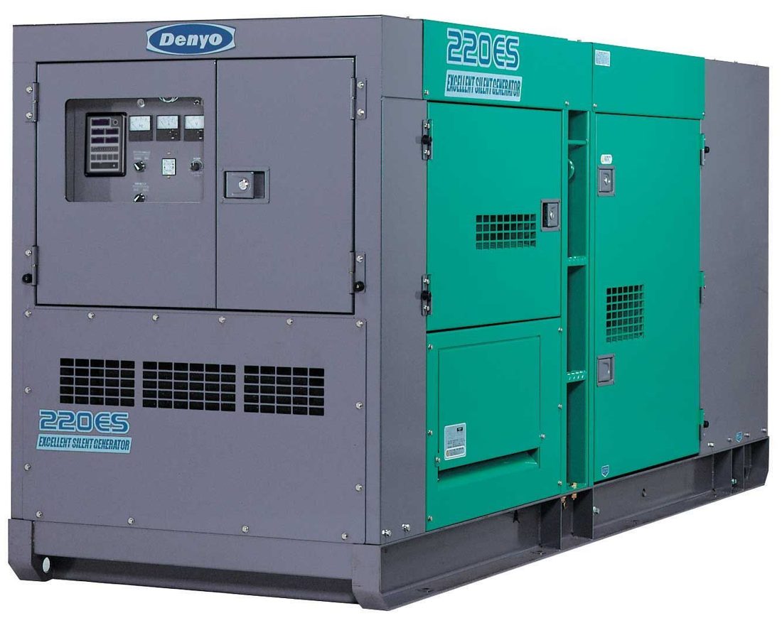 220 KVA sound-proof diesel generator for rent in Karachi