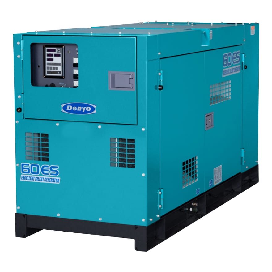 60 KVA Denyo silent diesel generator for rent in Karachi